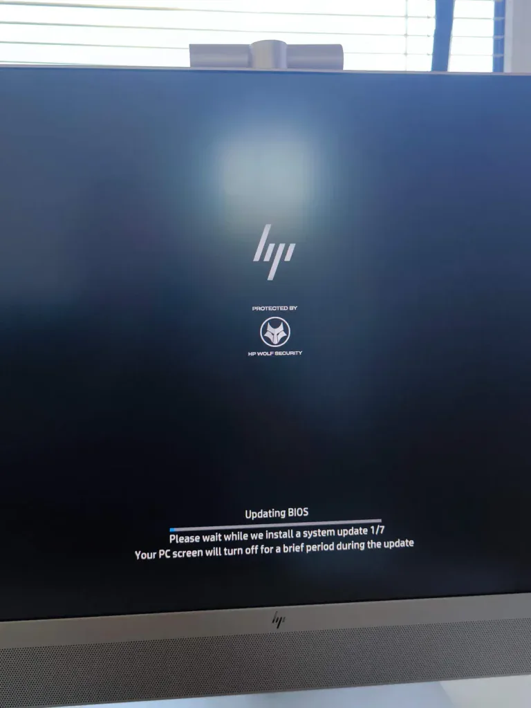 Aktualizácia BIOS-u HP All-in-One