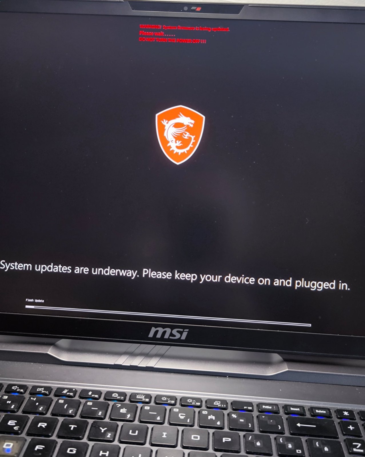 MSI 17 HX – aktualizácia BIOS